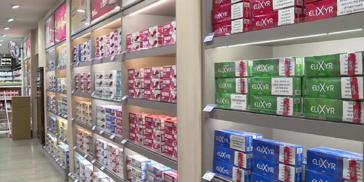 Establiment de venda de tabac.