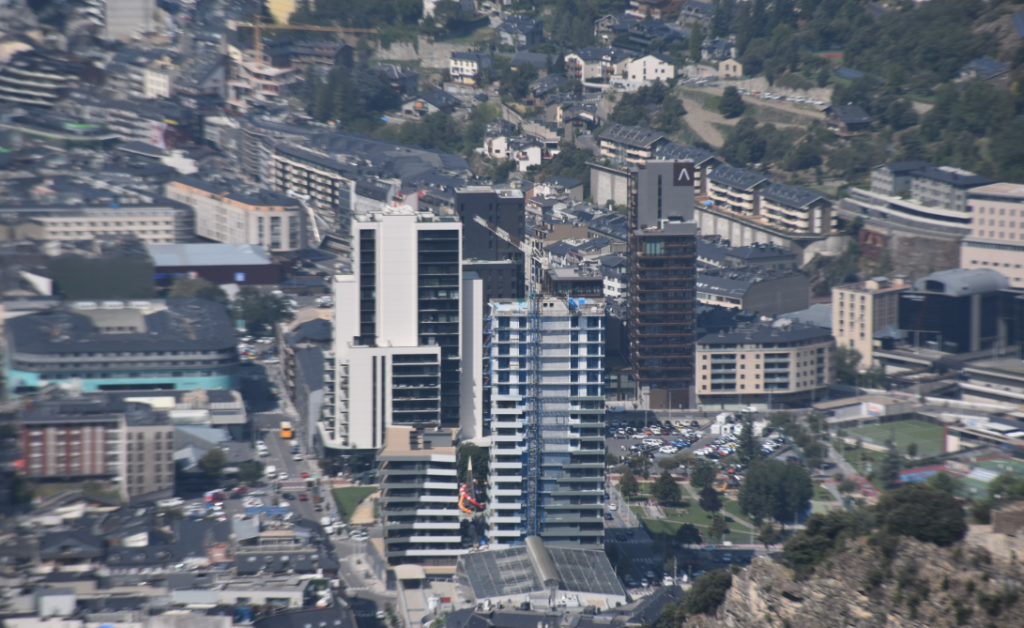 Vista aèria de la vall central.
