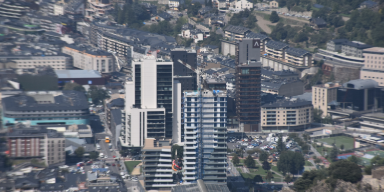 Vista aèria de la vall central.
