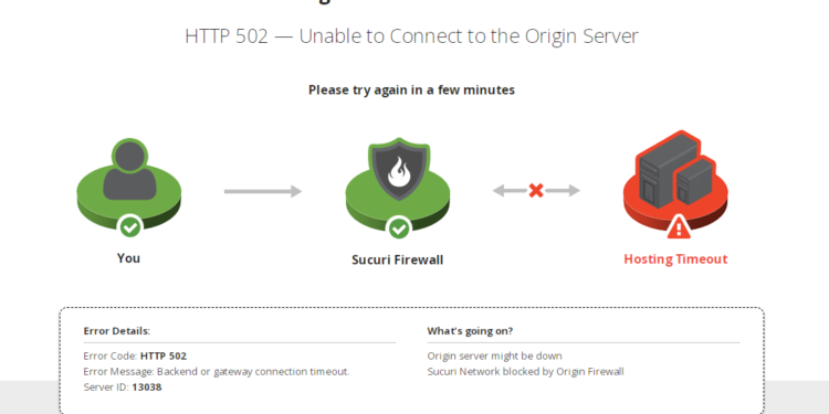 La pantalla que surt a l'intentar accedir a algunes pàgines webs del país caigudes.
