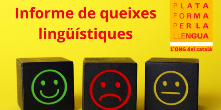 Imatge d'un informe de queixes sobre el català. Foto: Google.