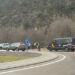 Control de la policia espanyola al sortir de la frontera hispanoandorrana.