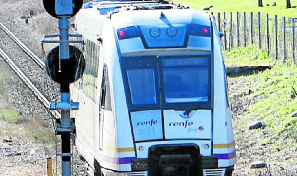 Imatge d'un tren prop del lloc dels fets.