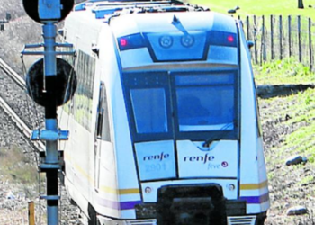 Imatge d'un tren prop del lloc dels fets.