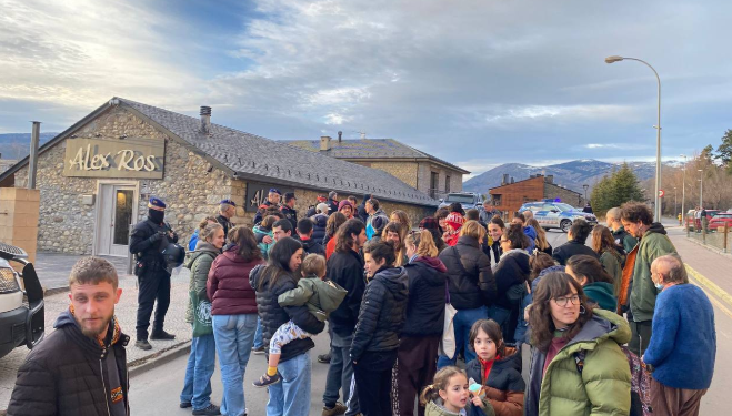 Manifestació de Pirineu Viu a la Cerdanya.