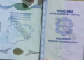 Un passaport andorrà.