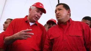 Rafael Ramírez i Hugo Chávez. Foto: Getty.