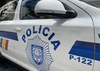 Cotxe patrulla de la policia andorrana. Foto: Policia.