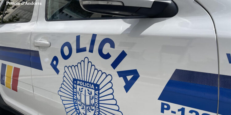 Cotxe patrulla de la policia andorrana. Foto: Policia.