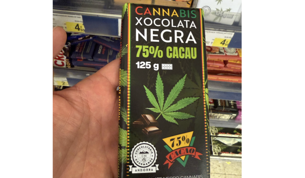 Una de les tauletes de xocolata. Foto: R.P.