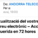 Andorra Telecom alerta d’un intent de phishing suplantant la seva identitat