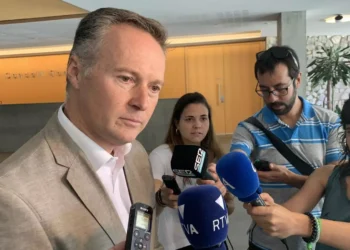 Ferran Costa en una compareixença davant la premsa. Foto: ANA.