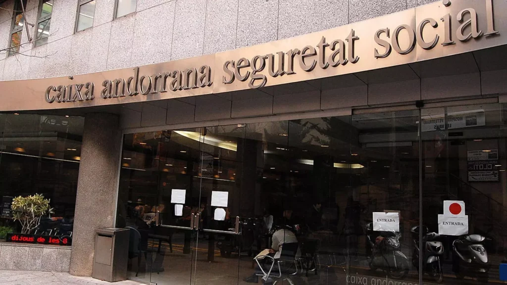 Façana de la Caixa Andorrana de Seguretat Social. Foto: Arxiu.