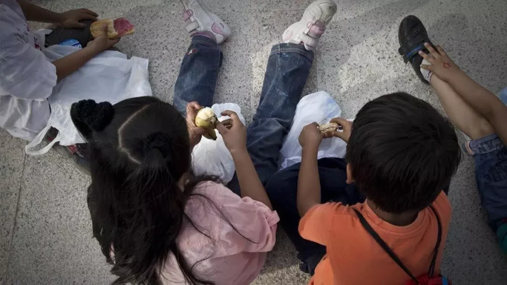 Menors en situació irregular a Espanya. Foto: Save the children.