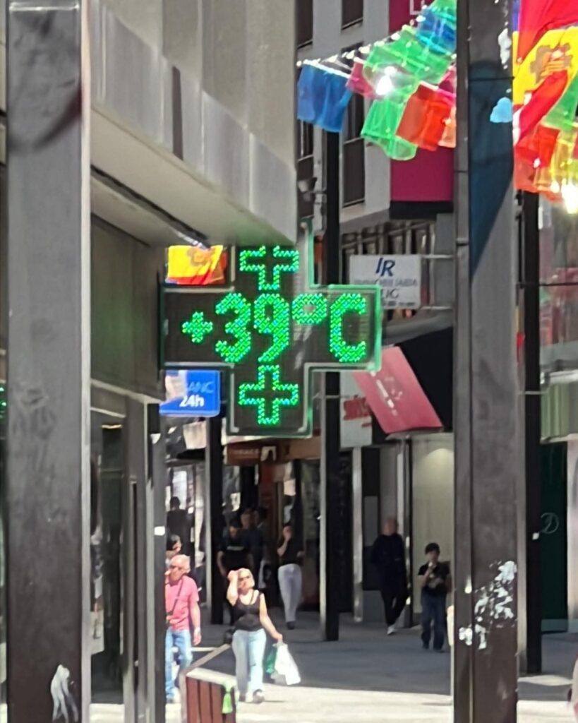 Termòmetre a Andorra.