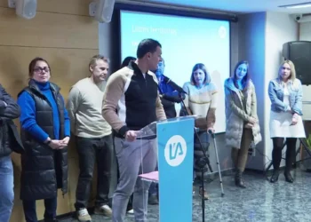 Roda de premsa dels Liberals després de les eleccions del 2023. Foto: ANA.
