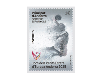 Correos emet un segell pels Jocs dels Petits Estats