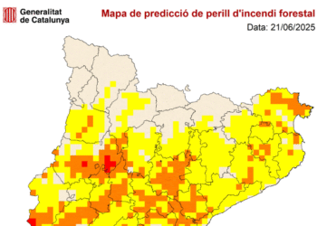 Mapa de risc d'incendi.