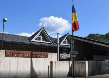 Una imatge d'arxiu de l'entrada al centre penitenciari de la Comella.