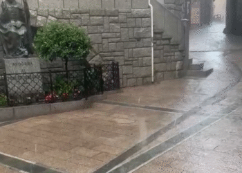 Pluja a Andorra.