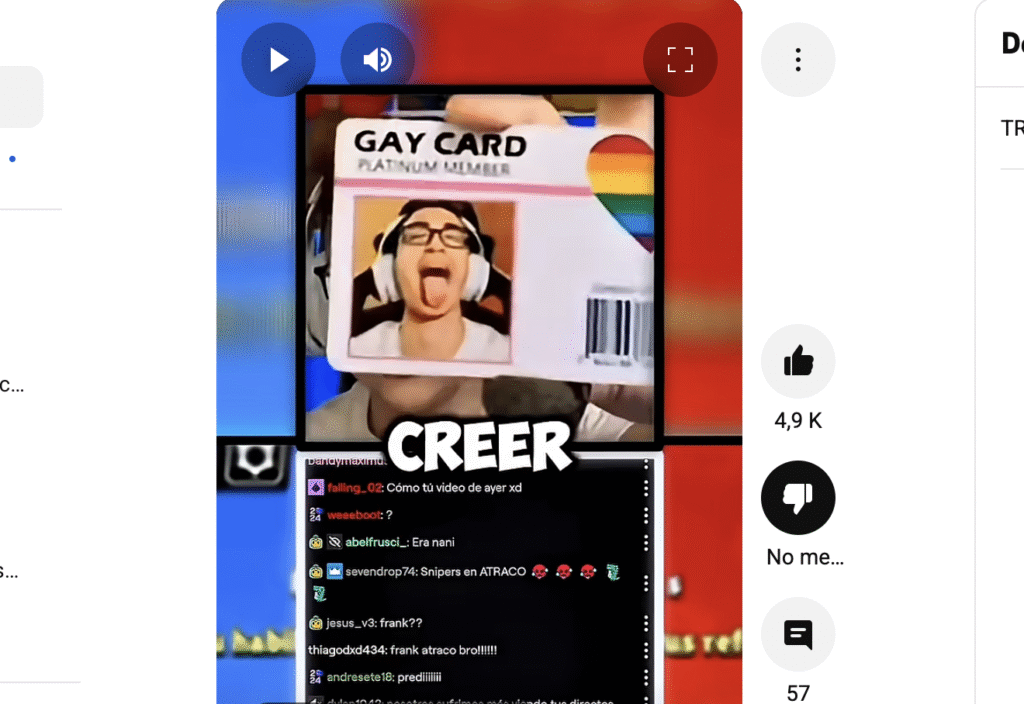 Una imatge del vídeo de Trebor. Foto: Youtube.