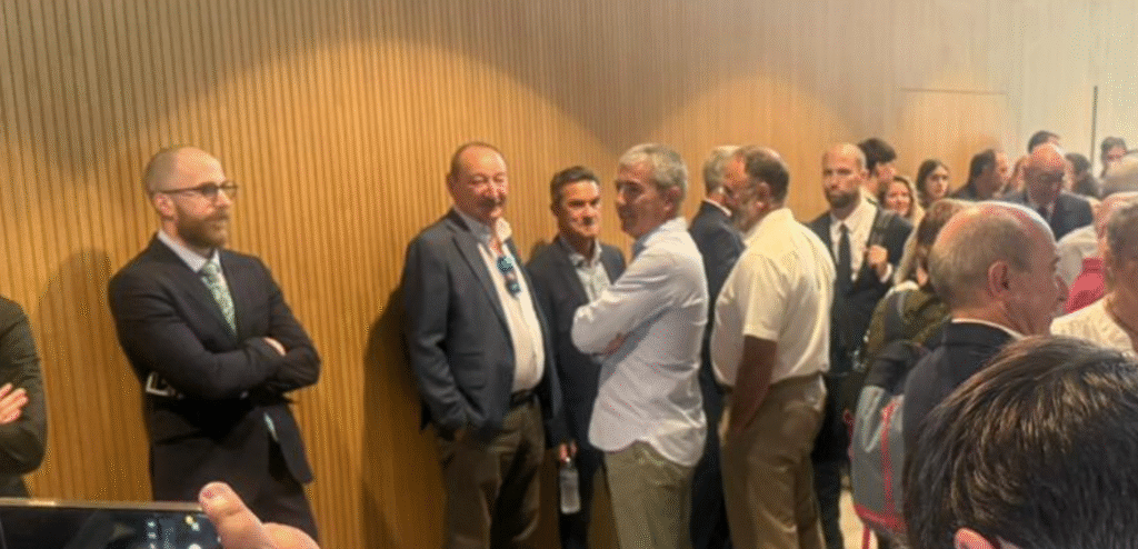 Entrada a la sala de la Seu de la Justícia on s’ha llegit la sentència del cas BPA. Foto: Digitalandorra.