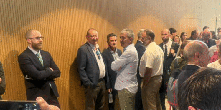 Entrada a la sala de la Seu de la Justícia on s’ha llegit la sentència del cas BPA. Foto: Digitalandorra.
