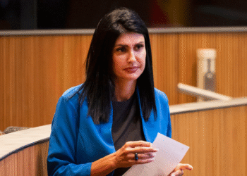 Carine Montaner al Consell General.