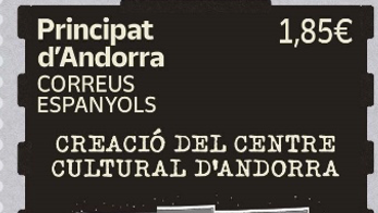 El Centre Cultural d’Andorra, immortalitzat en 45.000 segells de Correus