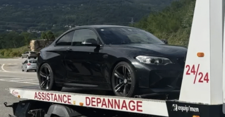El vehicle andorrà enxampat.