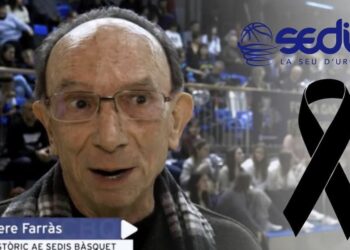 Pere Farràs Oliva ha mort als 87 anys. Foto: Sedis Bàsquet.