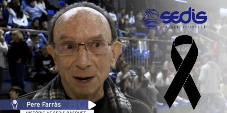 Pere Farràs Oliva ha mort als 87 anys. Foto: Sedis Bàsquet.