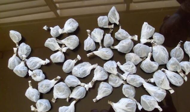 Paperines de cocaïna. Foto: ACD.