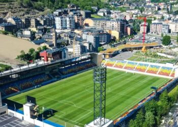 Fotografia del Nou Estadi a Encamp.