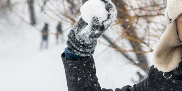 La baralla va començar pel llançament d'una bola de neu. Foto: Abc.