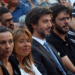 La ministra de Presidència, Economia i Habitatge, Conxita Marsol, a Sant Julià de Lòria gaudint de la festa major juntament amb altres autoritats.