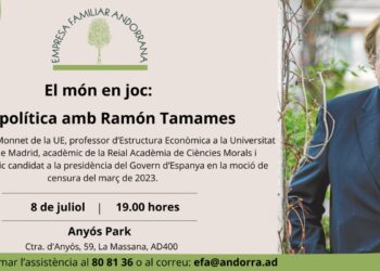 El polèmic Ramón Tamames oferirà una conferència a Andorra