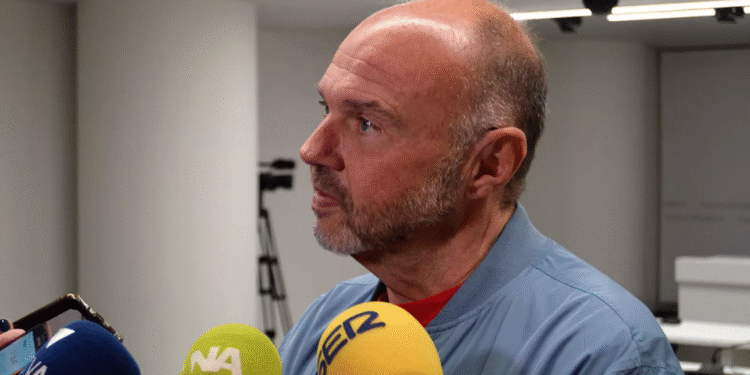 El secretari general de la Unió Sindical d'Andorra, Gabriel Ubach (Foto: ARXIU ANA).