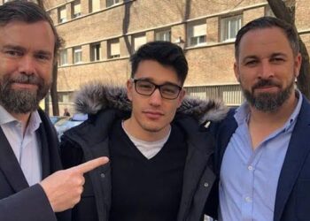 Wall Street Wolverine amb Abascal i Espinosa de los Monteros. Foto: Canarias-Semanal.