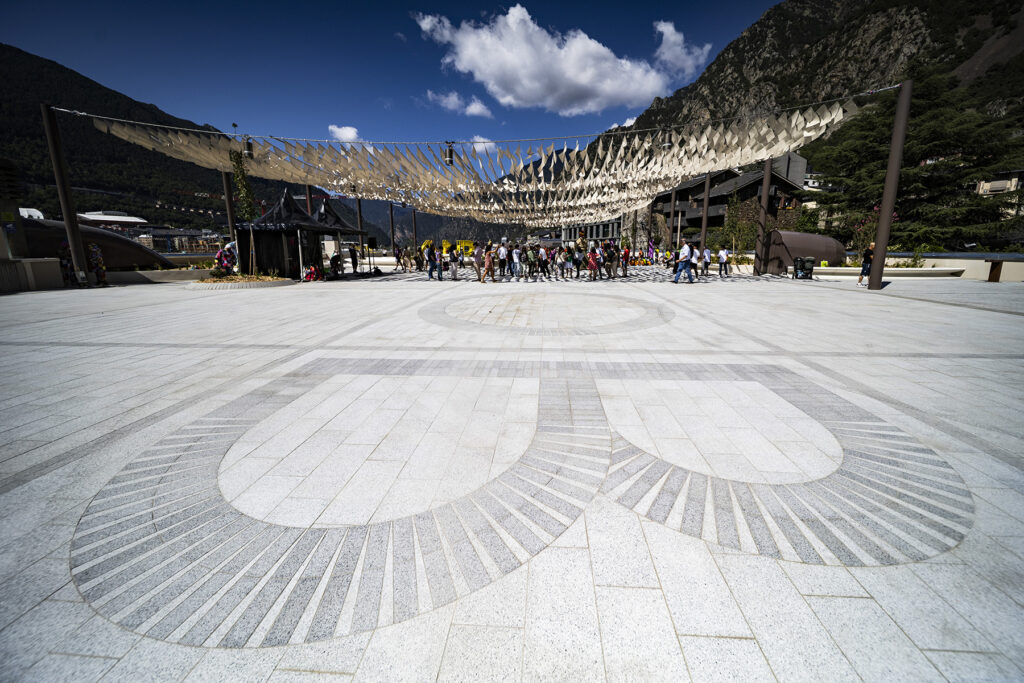 La nova plaça. Foto: Comú d'Andorra la Vella/Tony Lara