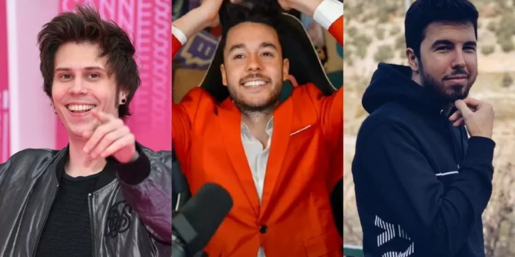 Tres dels youtubers espanyols d'Andorra. Foto: Vandal.