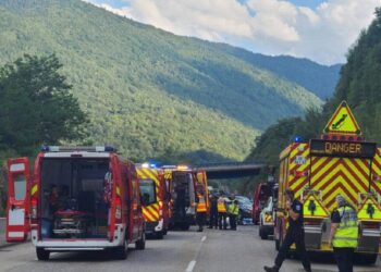 Imatge d'un accident anterior a l'Arieja. Foto: DM.