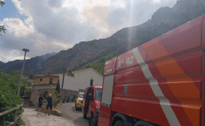 Bombers d'Andorra als incendis d'Astúries.