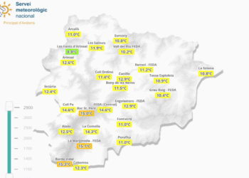 Precipitacions acumulades amb la darrera tempesta.