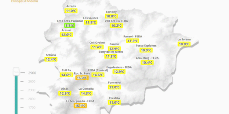 Precipitacions acumulades amb la darrera tempesta.