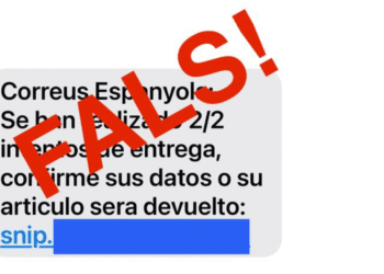 SMS fraudulent suplantant Correus.