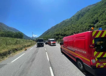 Accident a l'RN-20. Foto: Google.