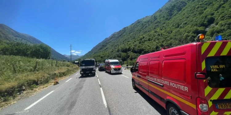 Accident a l'RN-20. Foto: Google.