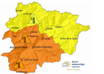 Continua l’avís taronja a la meitat sud del país per l’onada de calor