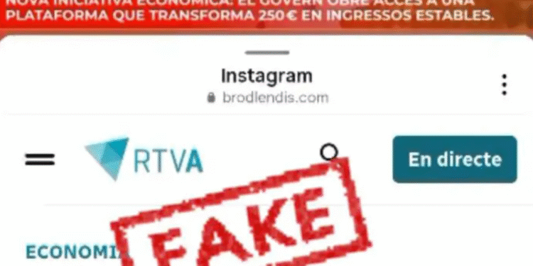 RTVA denuncia que els han suplantat amb una falsa entrevista a Espot per promocionar bitcoin